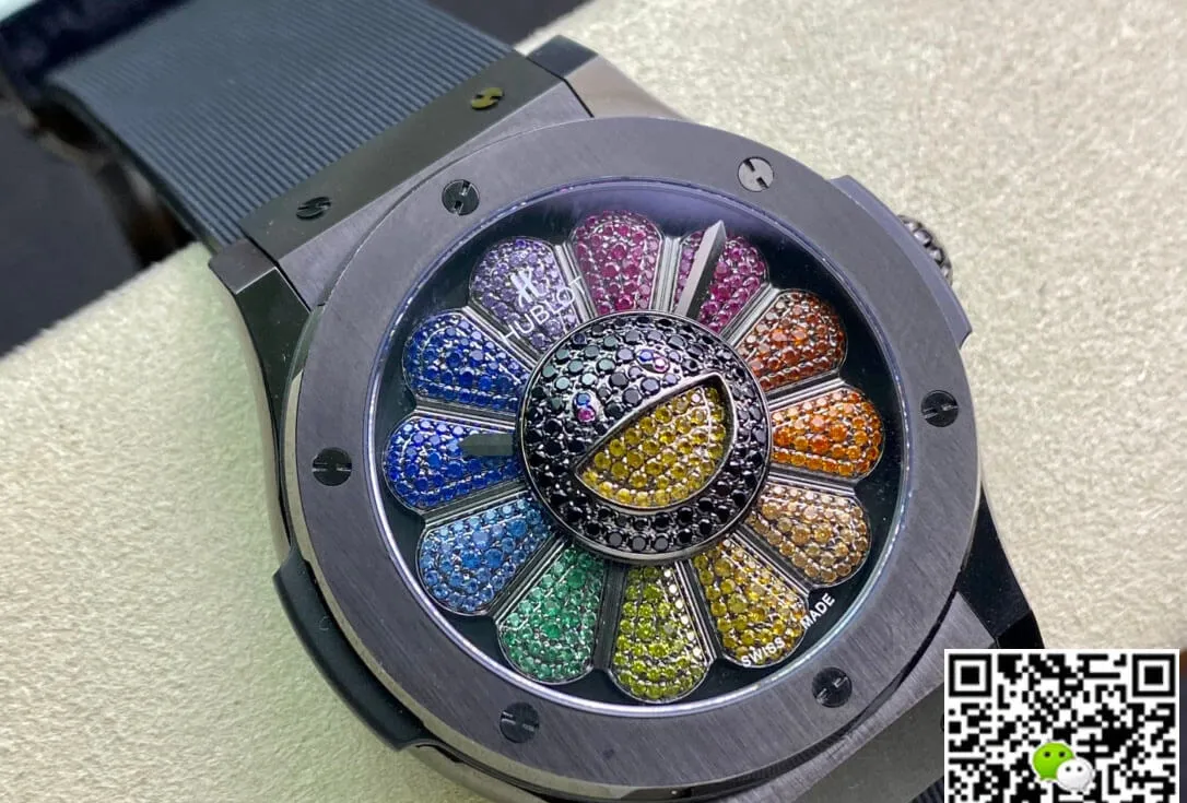 Hublot Classic Fusion Takashi Murakami 507.CX.9000.RX.TAK21 1:1 Best Edition Replica Watch Black Case